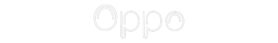Letreiro de LED Personalizado: Oppo
