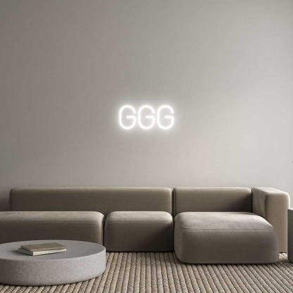 Letreiro de LED Personalizado: ggg