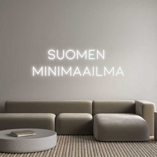 Suomen Minimaailma - Letreiro Luminoso (Atualização RGB) – Pedido #8141018