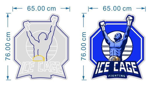 ICE CAGE – räätälöity LED neonkyltti