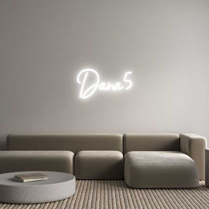 Letreiro de LED Personalizado: Dana5
