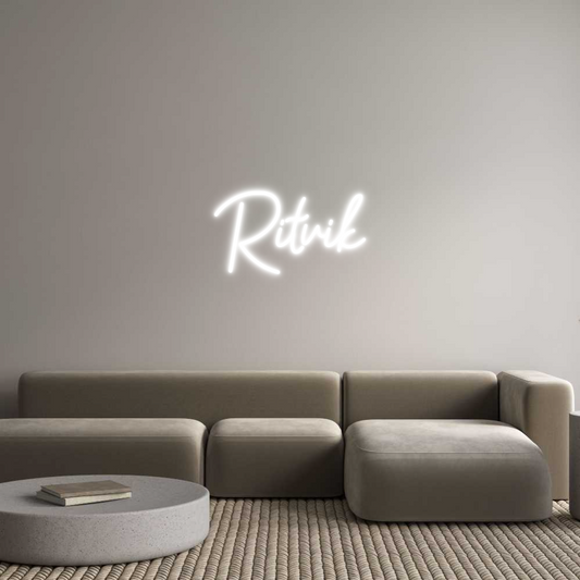 Custom Neon: Ritvik