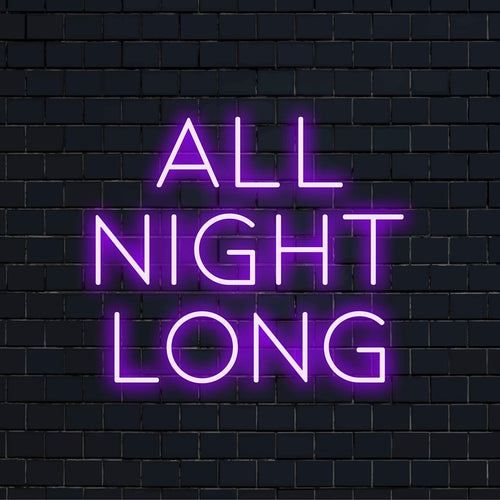 Placa de neon LED personalizada com design elegante que permanece ativo durante toda a noite, adicionando brilho vibrante e charme personalizado ao seu espaço.