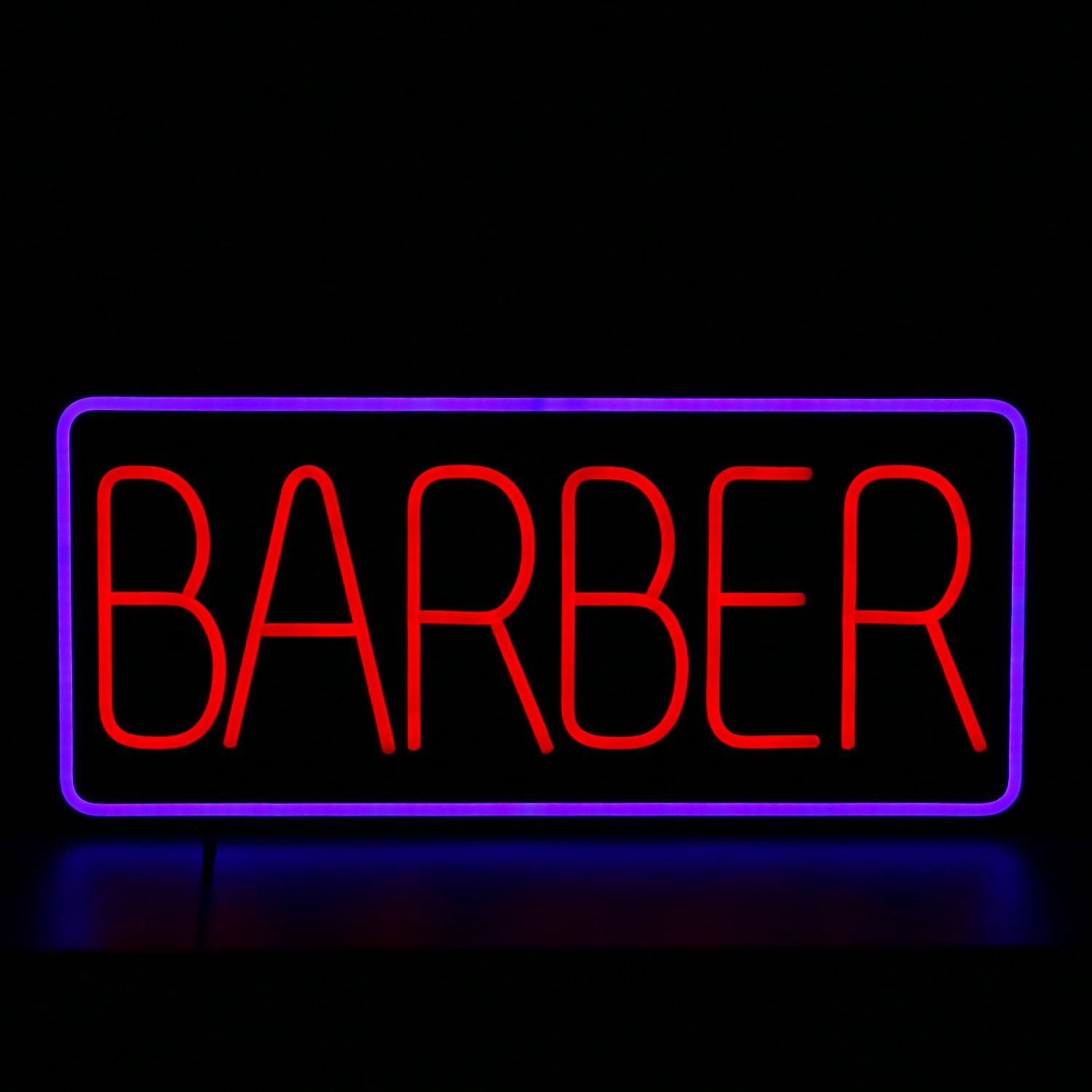 Letreiro Luminoso de Barbeiro