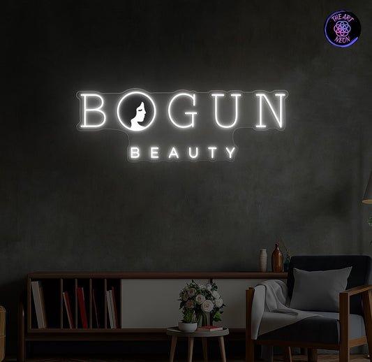 Bogun Beauty – räätälöity LED-neonkyltti