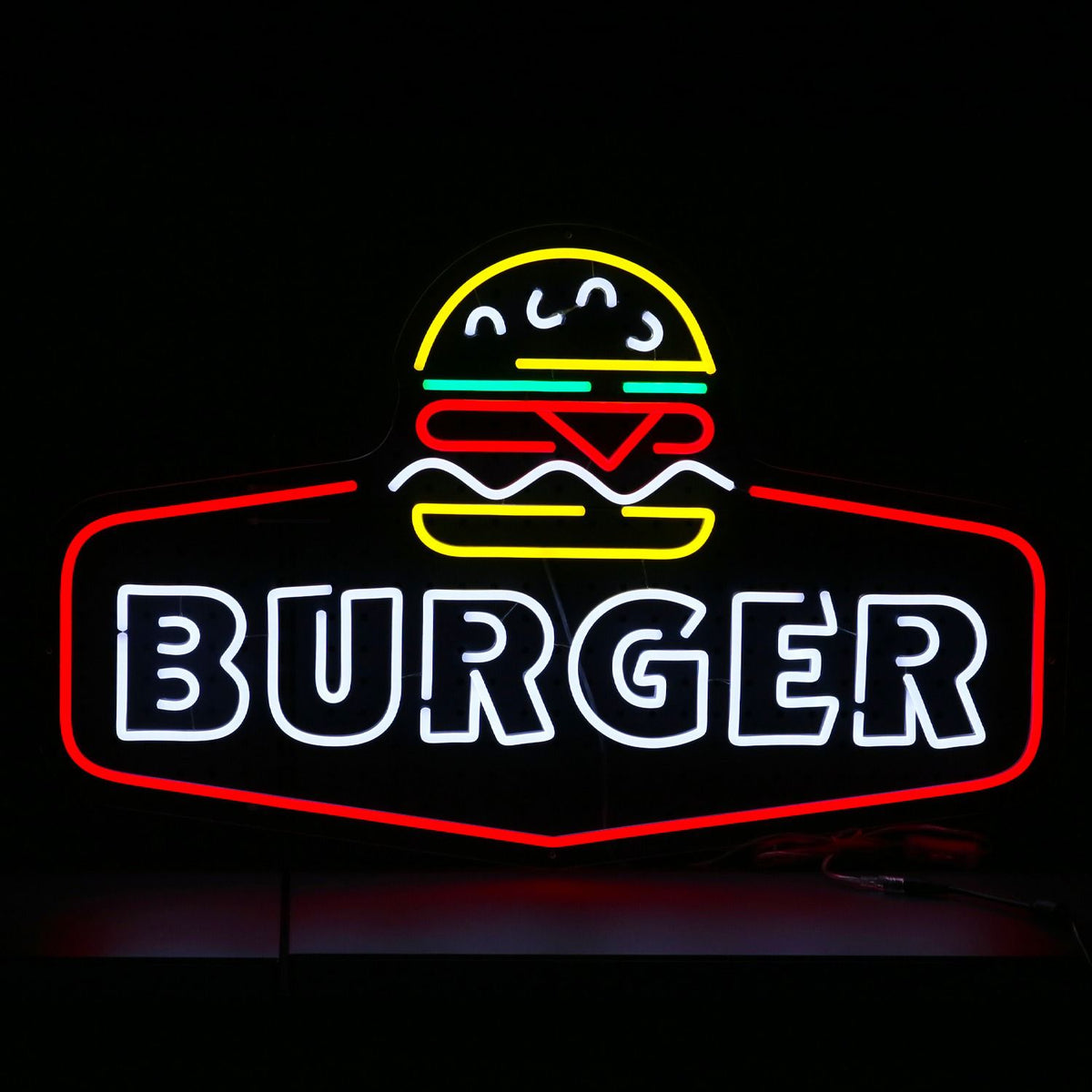 Placa de LED de Hambúrguer
