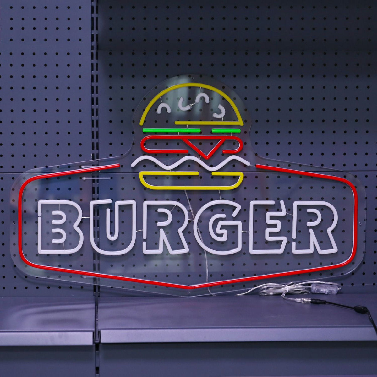 Placa de LED de Hambúrguer