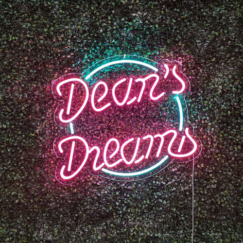 Placa de neon Cocktails Dreams - The Art Neon