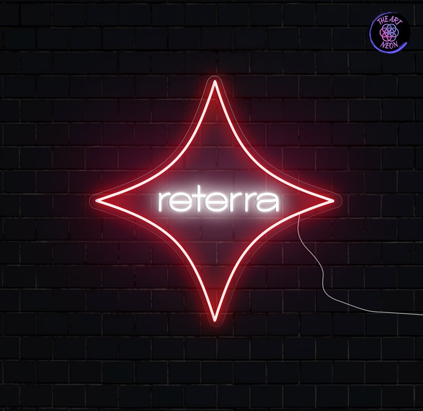 Letreiro de LED Neon Personalizado – Estilo Logotipo