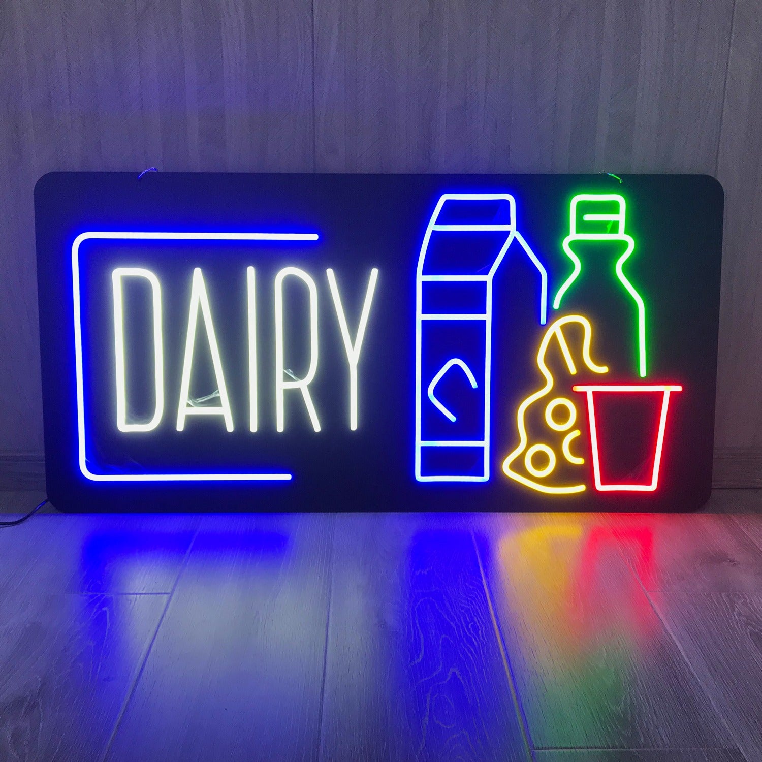 Letreiro de LED para Laticínios