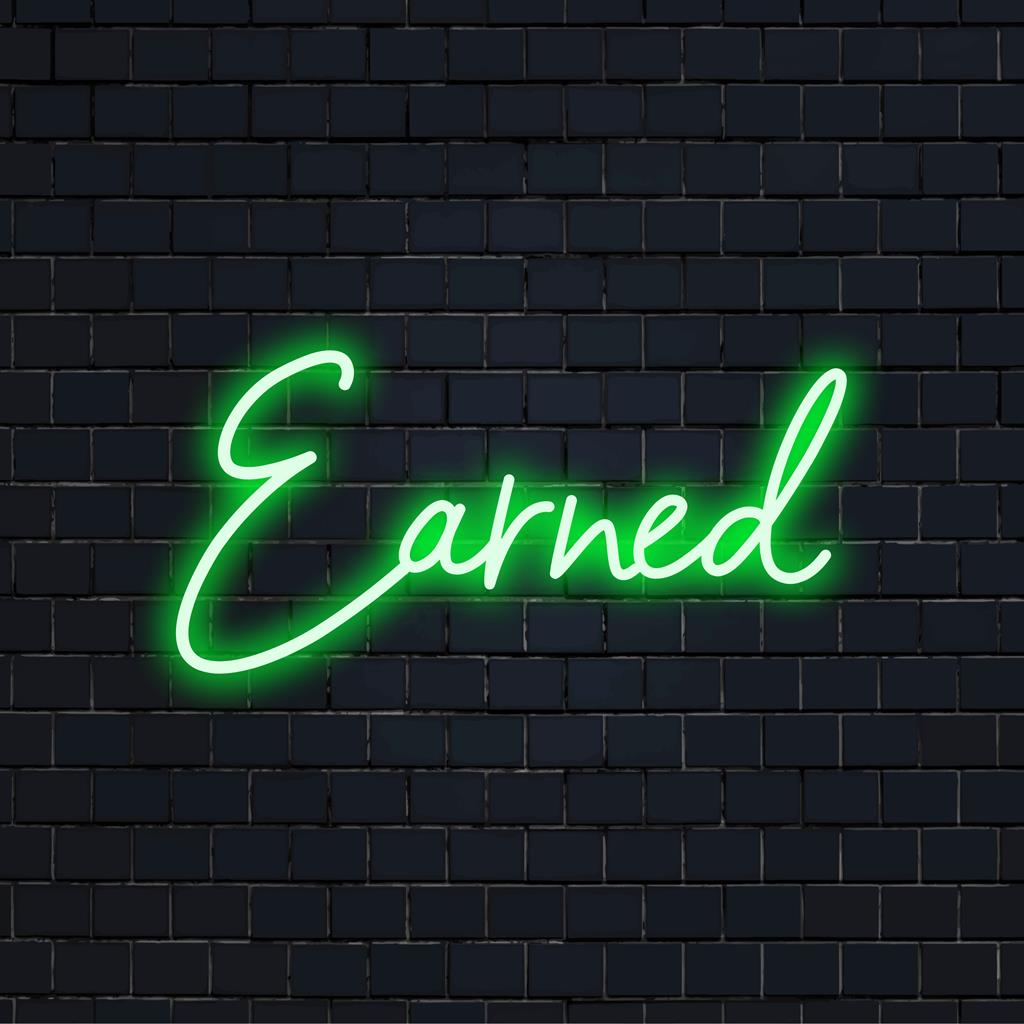 Placa de neon LED vibrante feita sob medida com um design exclusivo, perfeita para arte neon personalizada e decorações de parede marcantes.