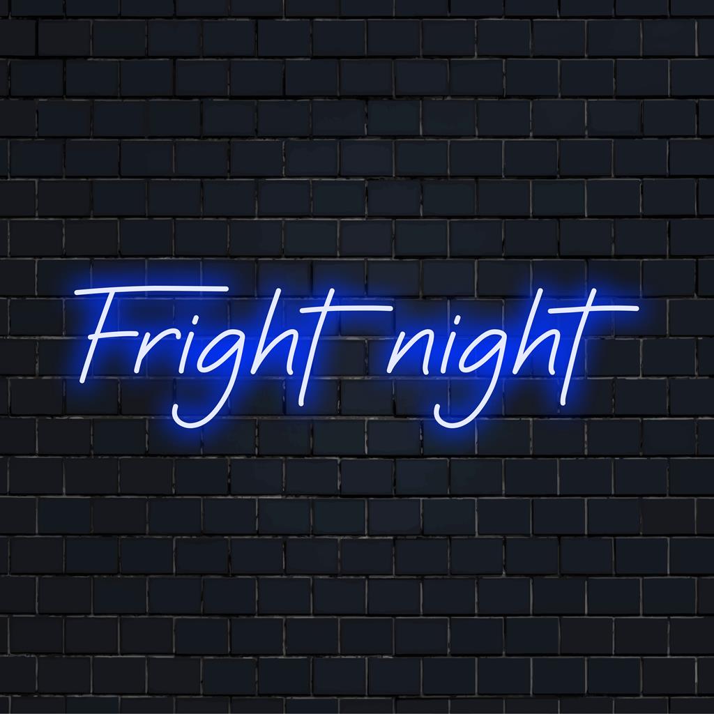 Letreiro de LED neon personalizável, perfeito para adicionar um toque assustador a qualquer espaço. Ideal para celebrações assustadoras ou decoração temática.