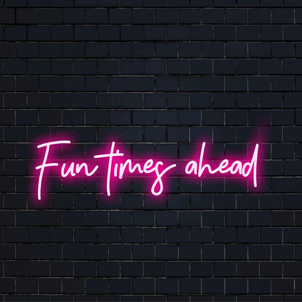 Letreiro de LED neon personalizado com uma frase divertida. Peça de arte com luz brilhante, perfeita para iluminar qualquer espaço divertido.