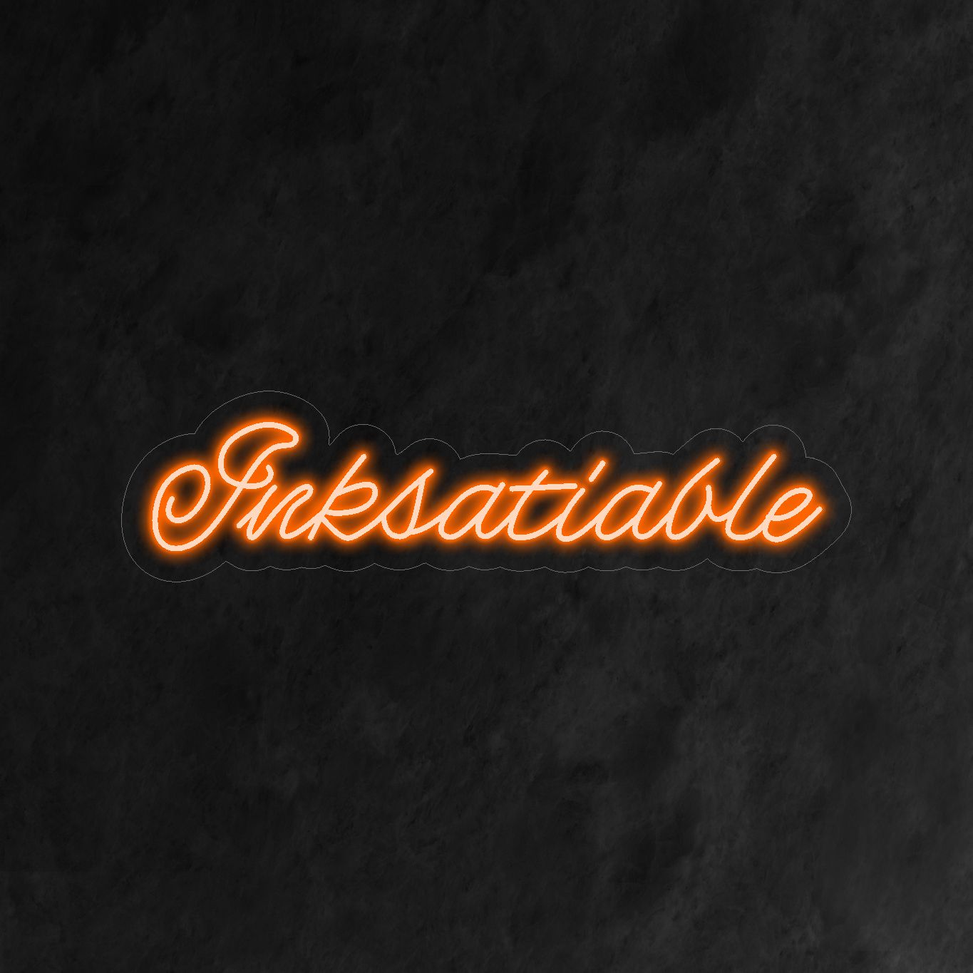 "Placa de Neon Inksaciável" - Liberte sua criatividade com esta luz neon ousada, perfeita para estúdios de tatuagem e piercing. O design vibrante adiciona um toque descolado e artístico ao seu espaço.