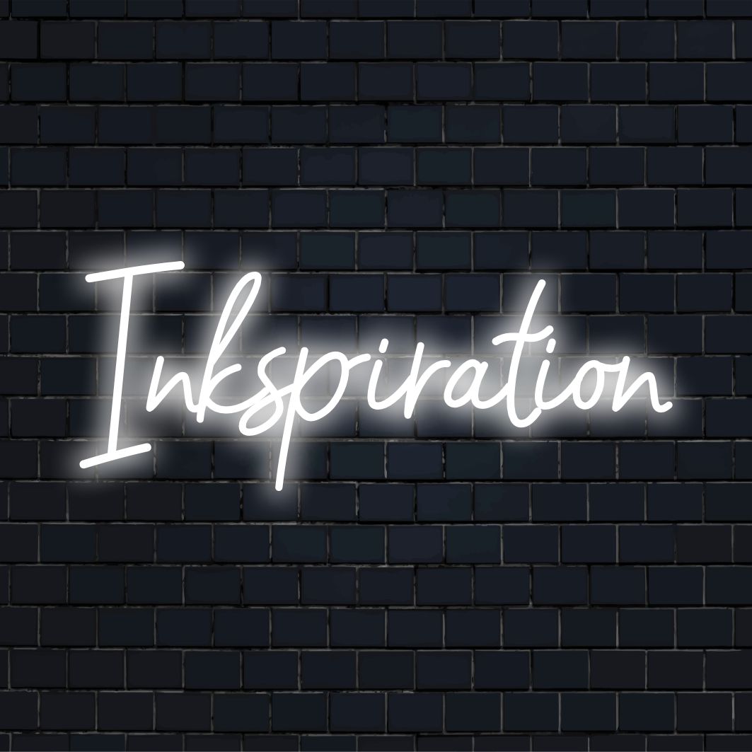 Placa de LED neon personalizada e feita à mão pela Inkspiration, projetada exclusivamente para iluminar qualquer espaço com cores vibrantes e estilo.