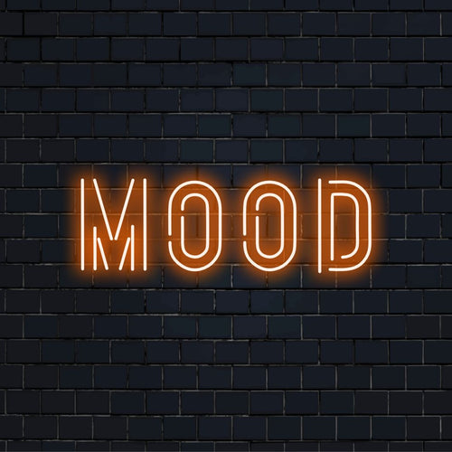 "MOOD Neon Sign" is a trendy and versatile addition for spaces that want to express and set the vibe. Illuminate with style and attitude!