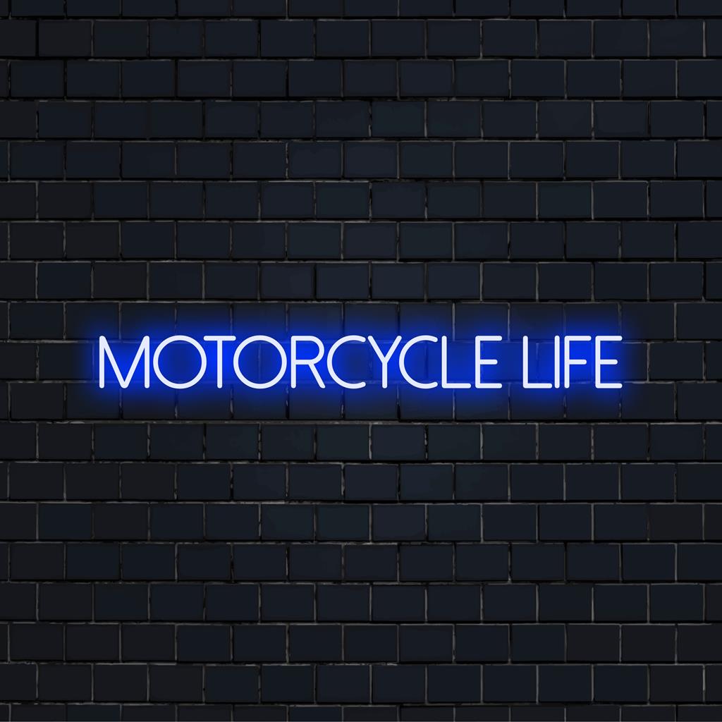 Placa de LED neon vibrante e personalizada representando uma motocicleta elegante, perfeita para adicionar um toque aventureiro a qualquer espaço.