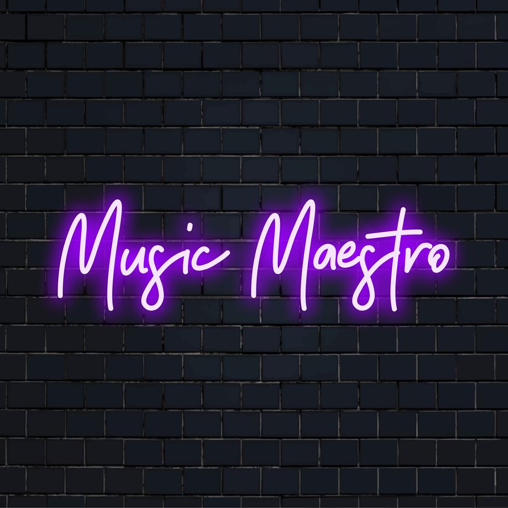 Placa de neon LED personalizada com clave de sol; decoração neon perfeita para entusiastas de música e iluminação de parede estilosa.