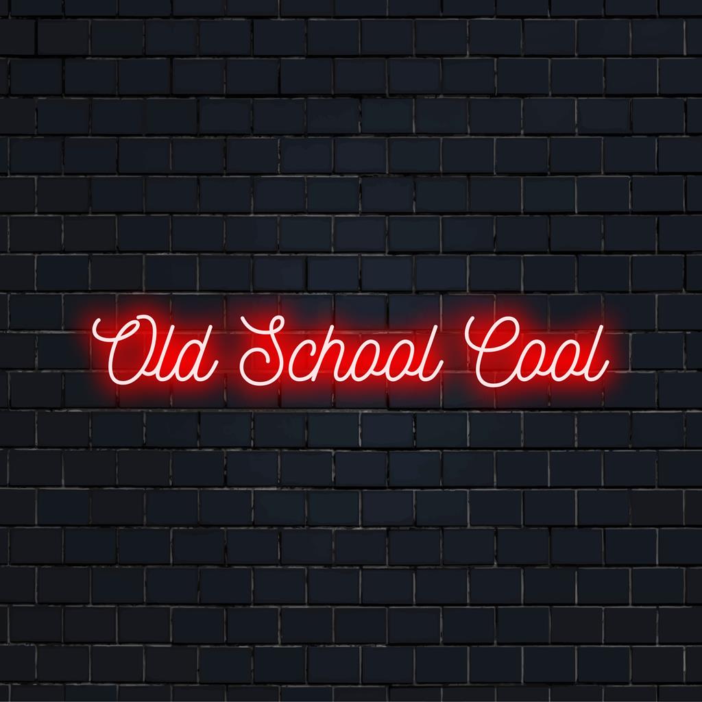 Letreiro de LED neon vibrante e moderno, estilo old school; mistura de charme retrô e brilho moderno, decoração de luz personalizada perfeita.