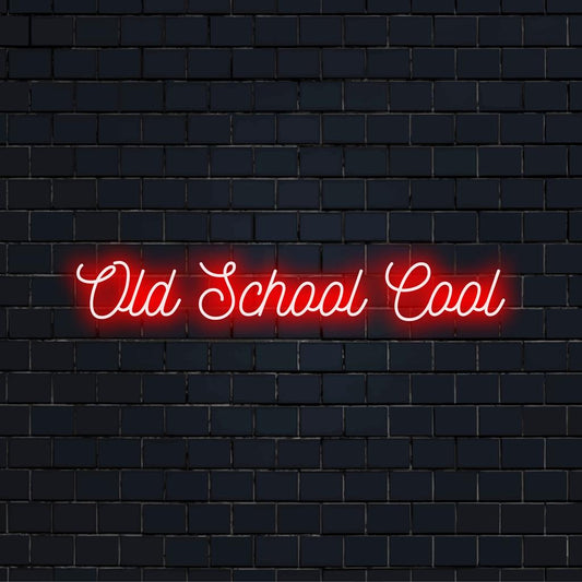 Letreiro de LED neon vibrante e moderno, estilo old school; mistura de charme retrô e brilho moderno, decoração de luz personalizada perfeita.