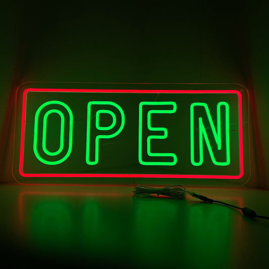 Open Neon Sign - The Art Neon