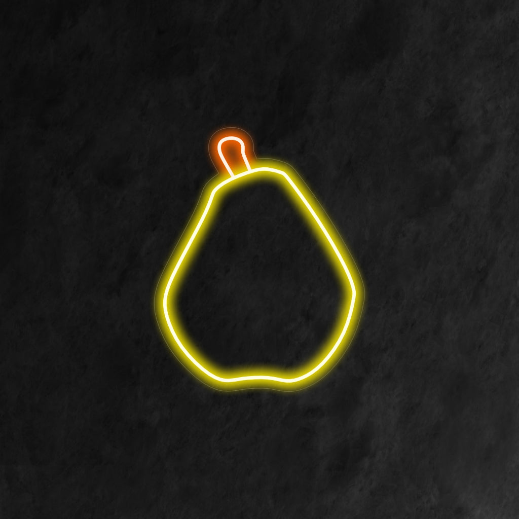 "Placa de Neon com Pêra" é uma adição frutada e refrescante ao seu interior. Uma luz neon que destaca a simplicidade e a beleza de uma pera madura.