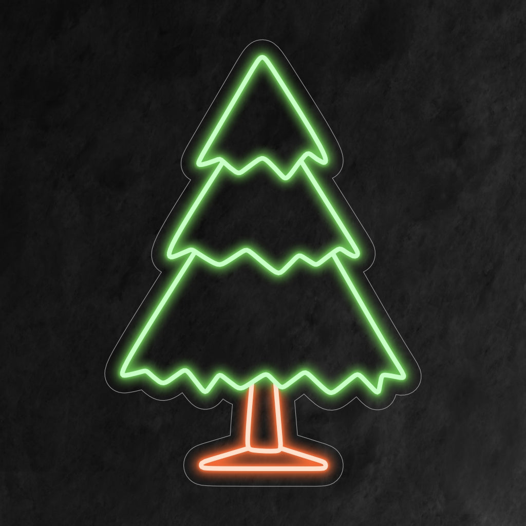 "Placa de Neon de Natal com Pinheiro" é um toque festivo e clássico, perfeito para espaços que capturam o charme atemporal das árvores de Natal. Ilumine com o espírito natalino e a beleza perene!