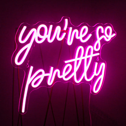 Você é tão linda 5V USB Letras de LED - Econômico