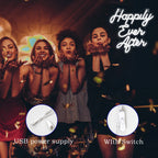 Happily Ever After – letreiro de néon LED (5 V USB)