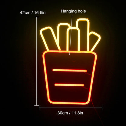 Letreiro de LED em Forma de Hambúrguer 5V USB - Econômico