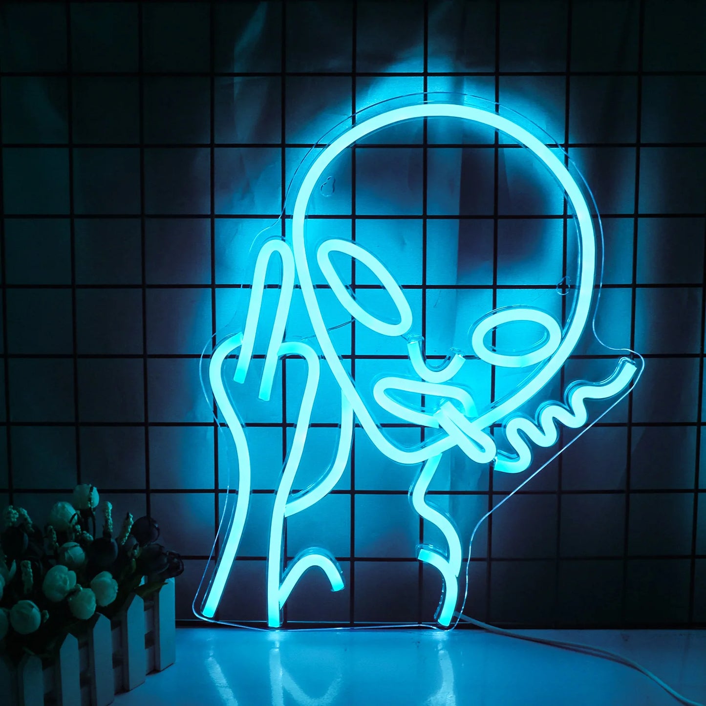 Placa de LED Alienígena Fumante 5V USB - Econômica