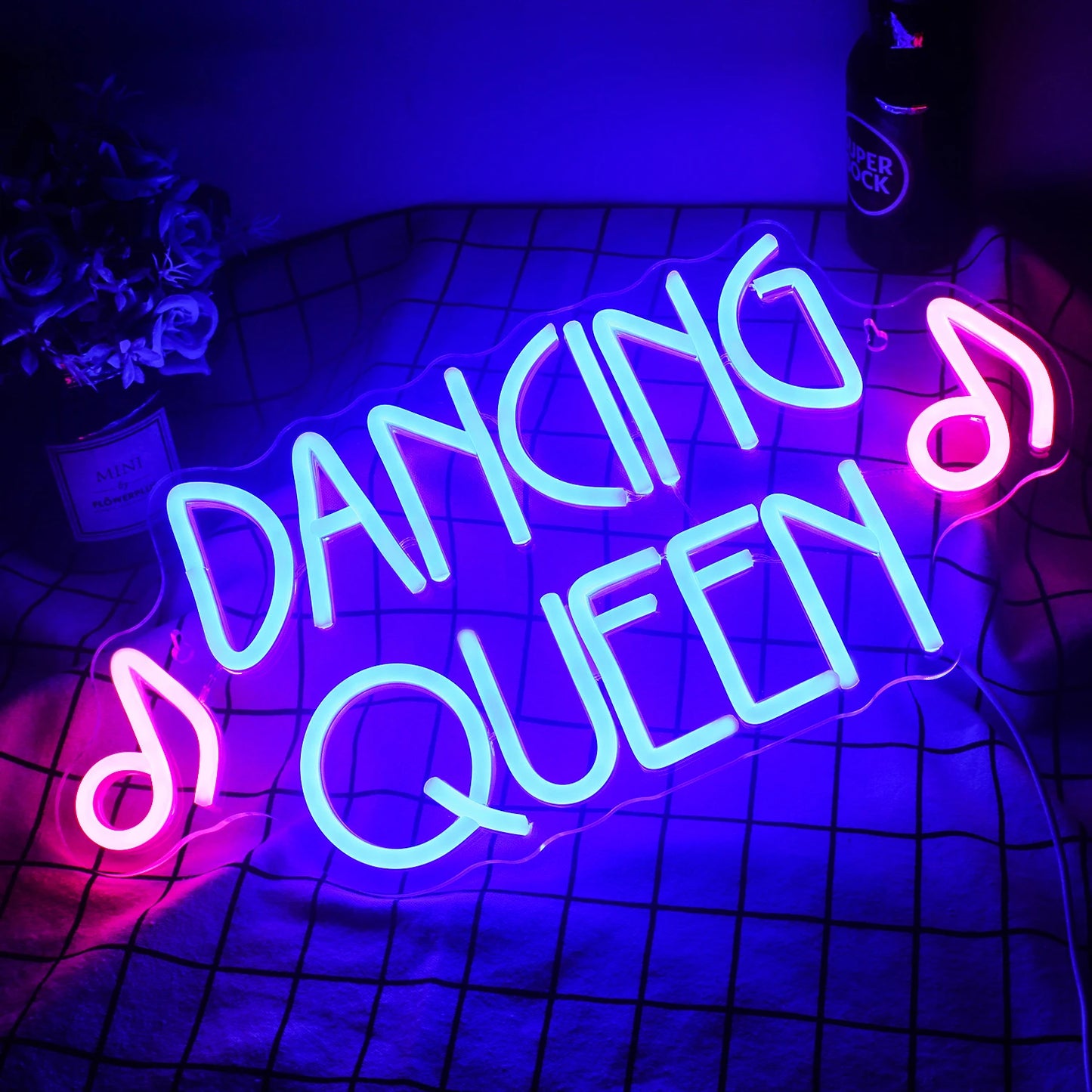 Letreiro de LED Dancing Queen 5V USB - Econômico