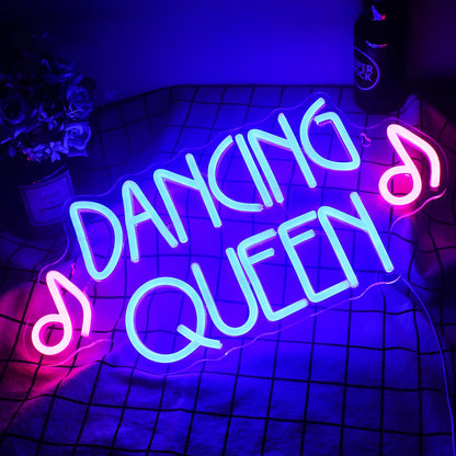 Letreiro de LED Dancing Queen 5V USB - Econômico