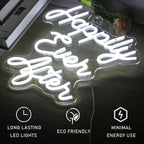 Happily Ever After – letreiro de néon LED (5 V USB)