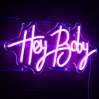 Hey Baby – letreiro de néon LED (5 V USB)