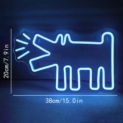 Letreiro de LED USB 5V para Cães - Econômico