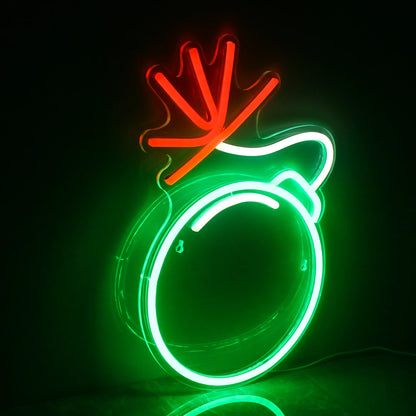 Letreiro de LED Verde 5V USB - Econômico