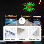 Olhos – letreiro de néon LED (5 V USB)