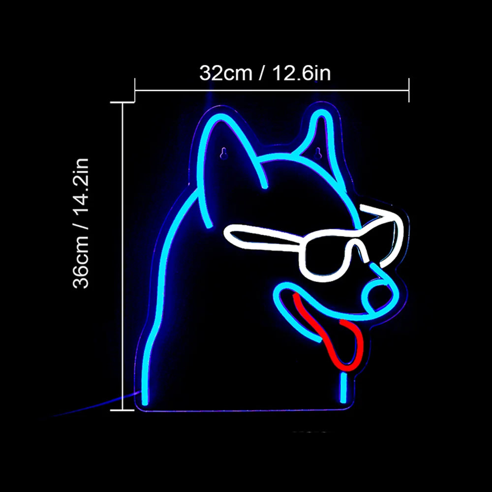 Dog 5V USB LED Neon Sign - Budget Friendly