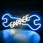 GARAGE – Chave de porcas – letreiro de néon LED (5 V USB)