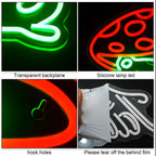 Rã adorável em estilo anime – letreiro de néon LED (5 V USB)