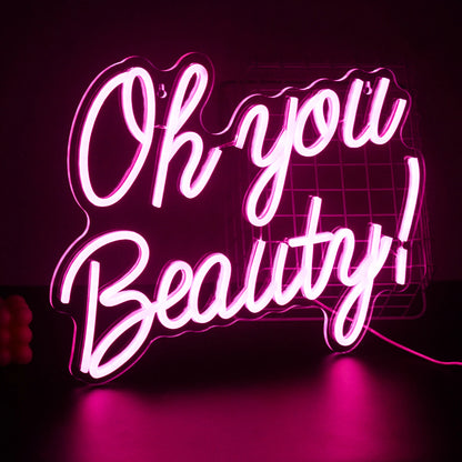 Oh You Beauty 5V USB Letreiro de LED - Econômico