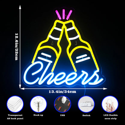 Placa de LED Cheers 5V USB - Econômica