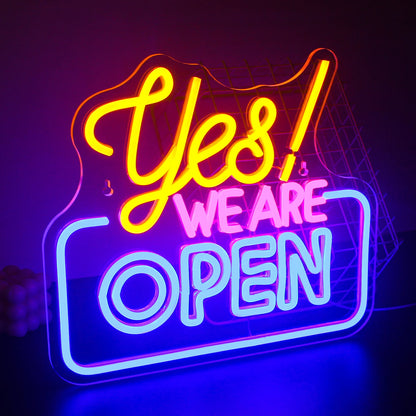 Open 5V USB LED Neon Sign - Budget Friendly