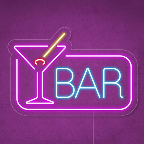 Cocktails Bar 5V USB LED Neon Sign - Budget Friendly