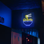 Noodles ramen japoneses – letreiro de néon LED (5 V USB)