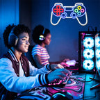 Jogador de videojogos – letreiro de néon LED (5 V USB)