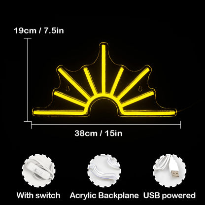 Letreiro de LED USB 5V Solar - Econômico