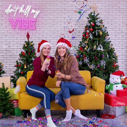 Don't Kill My Vibe 5V USB LED Neon Sign - Budget Friendly