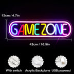 Placa de LED Colorida Game Zone 5V USB - Econômica